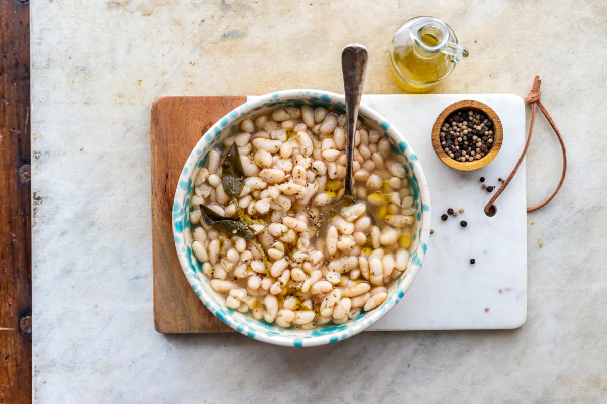 Fagioli Allolio Tuscan White Beans With Olive Oil