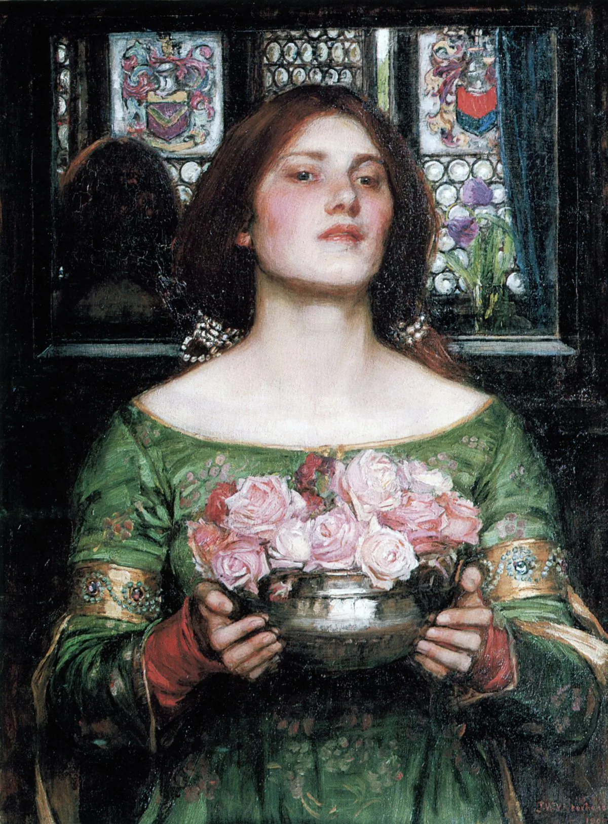 “Gather Ye Rosebuds While Ye May,” 1908, by John William Waterhouse. (Public Domain)