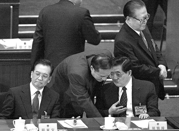 National People's Congress in Beijing, on March 14, 2004. (Getty Images)