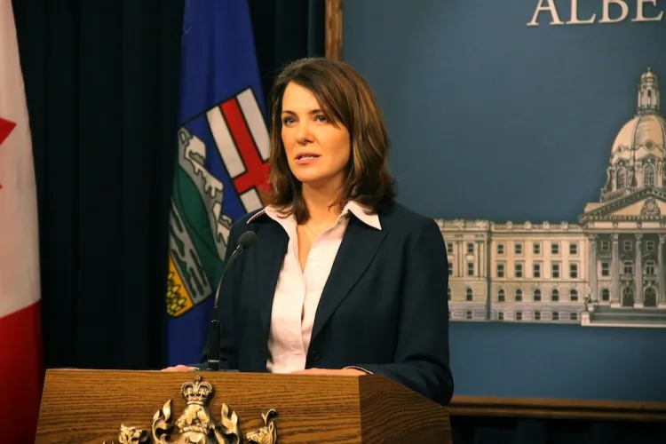 File photo of Wildrose leader Danielle Smith. Smith says the decision of Alberta’s culture minister to cancel the Shen Yun Performing Arts shows after the local hosting organization went public about unprofessional treatment at the hands of Southern Alberta Jubilee Auditorium management is an example of PC “bullying.” (Dave Cournoyer/Wikimedia Commons)