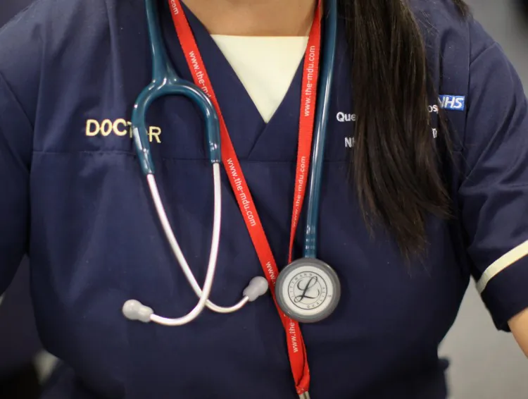 A doctor at the Accident and Emergency department at Birmingham Queen Elizabeth Hospital. From December, doctors will undergo a five-yearly check to ensure they are fit to practise. (Christopher Furlong/Getty Images)