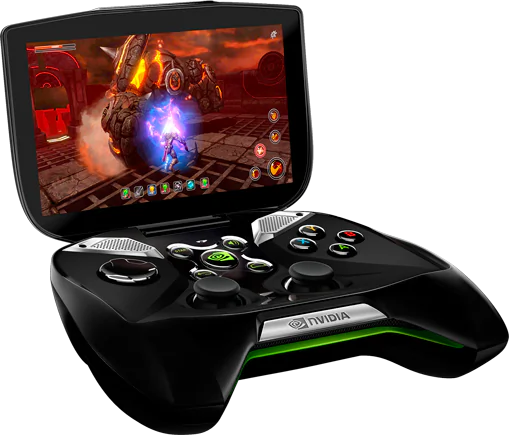 Nvidia's Project Shield gaming console based on its new Tegra 4 processor and Android. (Nvidia)