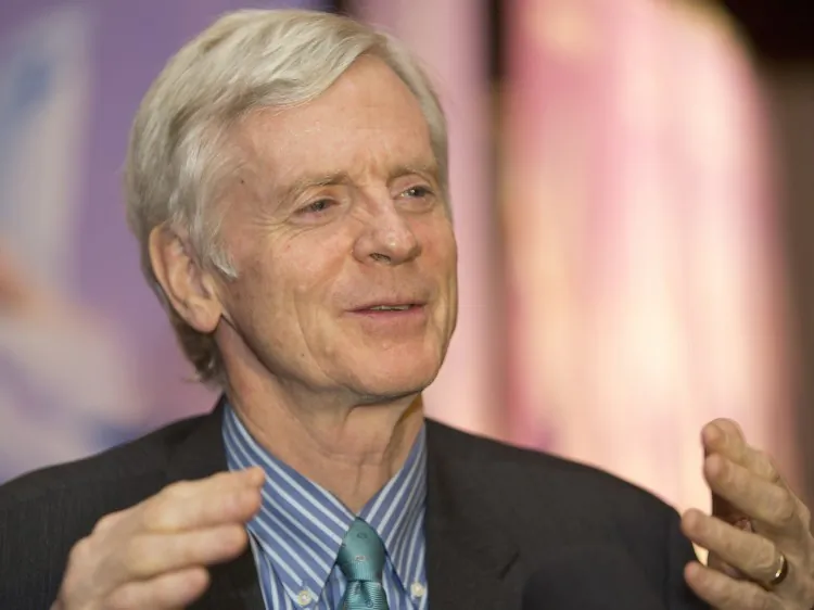 David Kilgour, a former Canadian cabinet minister and Crown prosecutor. (Evan Ning/Epoch Times)