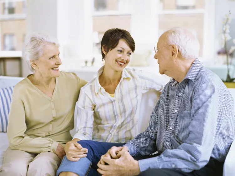 Talking with parents about their health and finances can be successful if done with care and compassion. (George Doyle/Photos.com)
