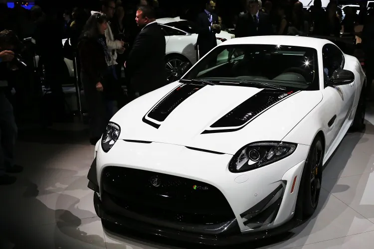 The new Jaguar XKR-S GT, which will be available to a limited number of drivers in America. (Spencer Platt/Getty Images)