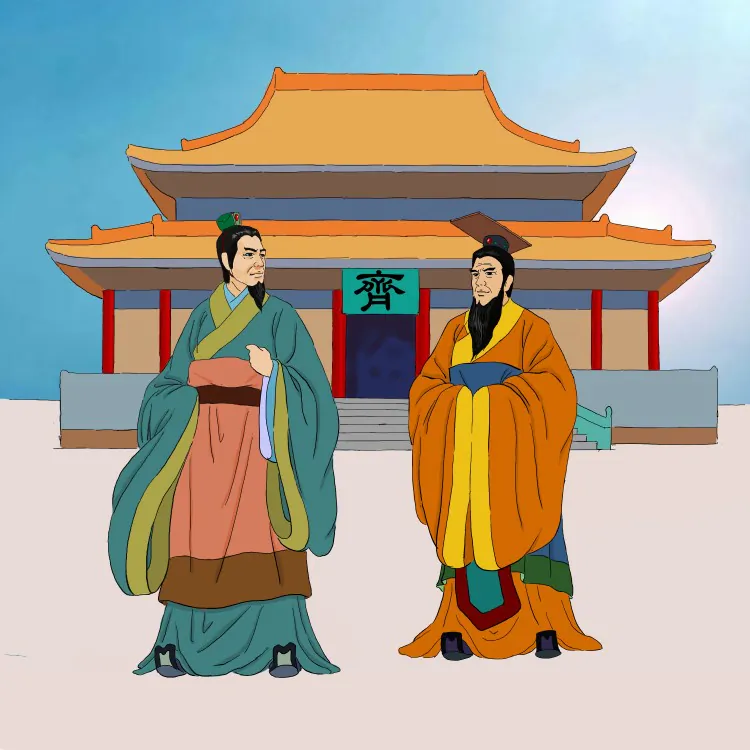 Guan Zhong, prime minister to Duke Huan, proposed many reforms that solidified the power and prestige of the state of Qi. (Zhiching Chen/The Epoch Times)