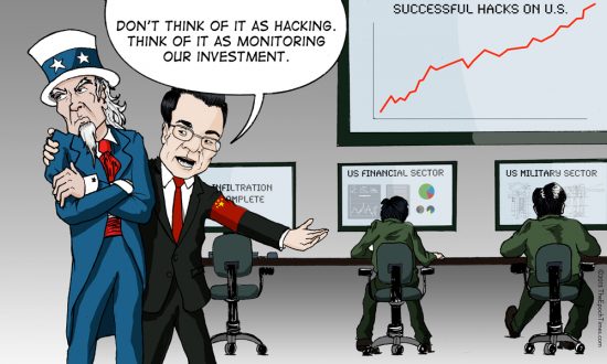 Are the Chinese Hacking, or Just Monitoring Their Investment? (Illustration)