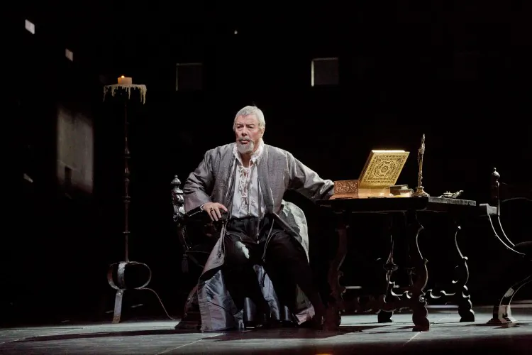 Ferruccio Furlanetto as Philip II in Verdi's "Don Carlo," on Feb. 14, 2013 in at the Metropolitan Opera in New York City. (Ken Howard/Metropolitan Opera)