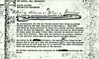 FBI: ‘Flying Saucers’ Most Popular Item on FBI Website
