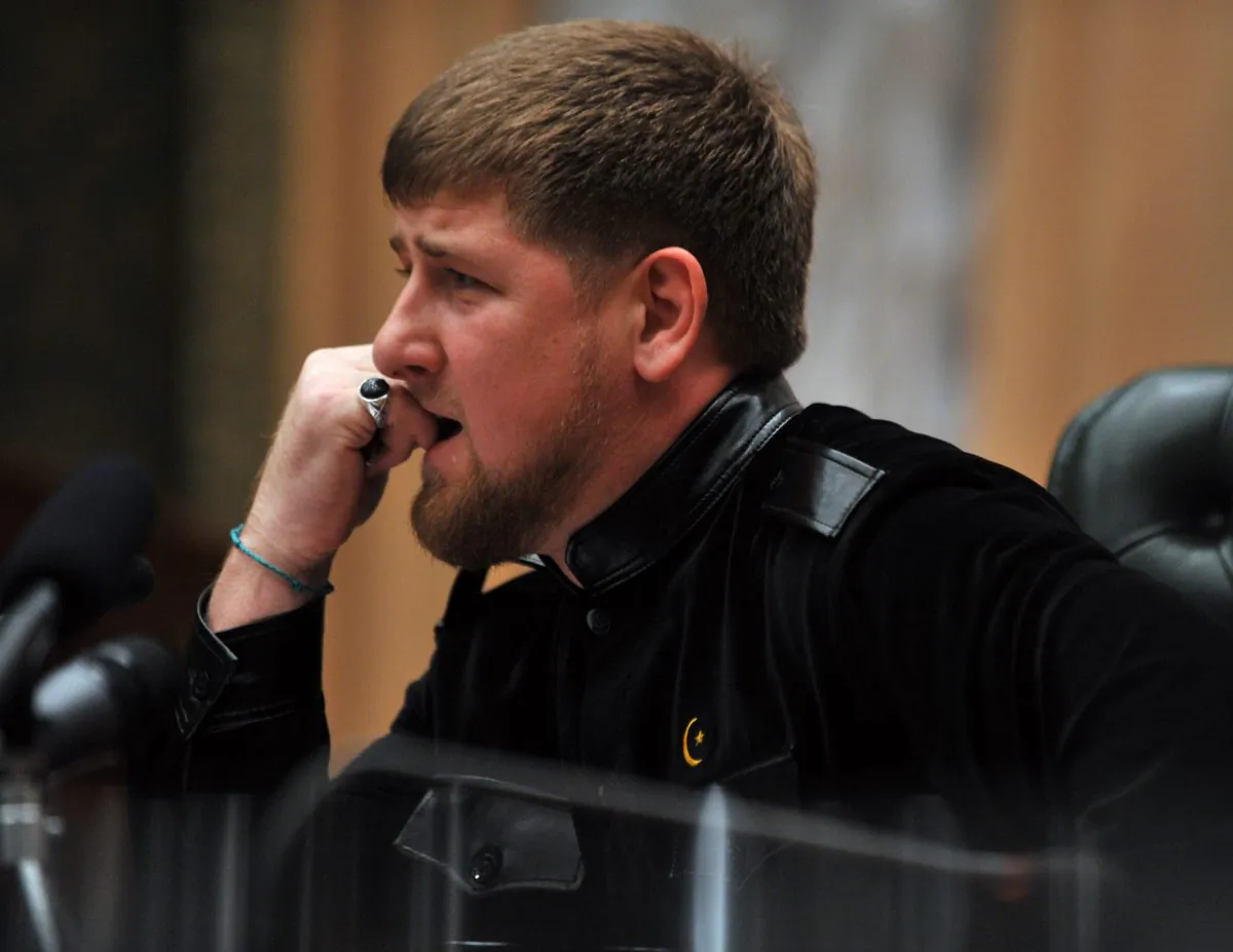 Chechen President Ramzan Kadyrov in 2001. (DMITRY KOSTYUKOV/AFP/Getty Images)