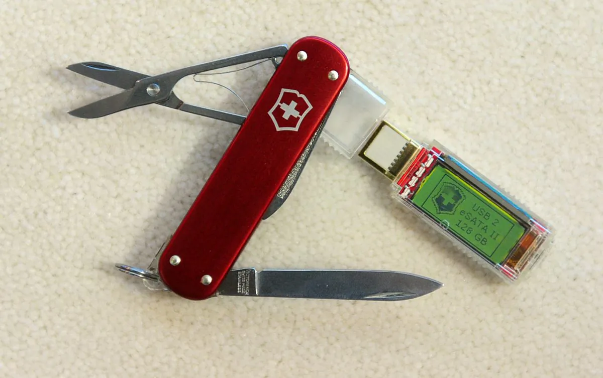 Swiss Army Knife from Victorinox is pictured. (FREDERIC J. BROWN/AFP/Getty Images)