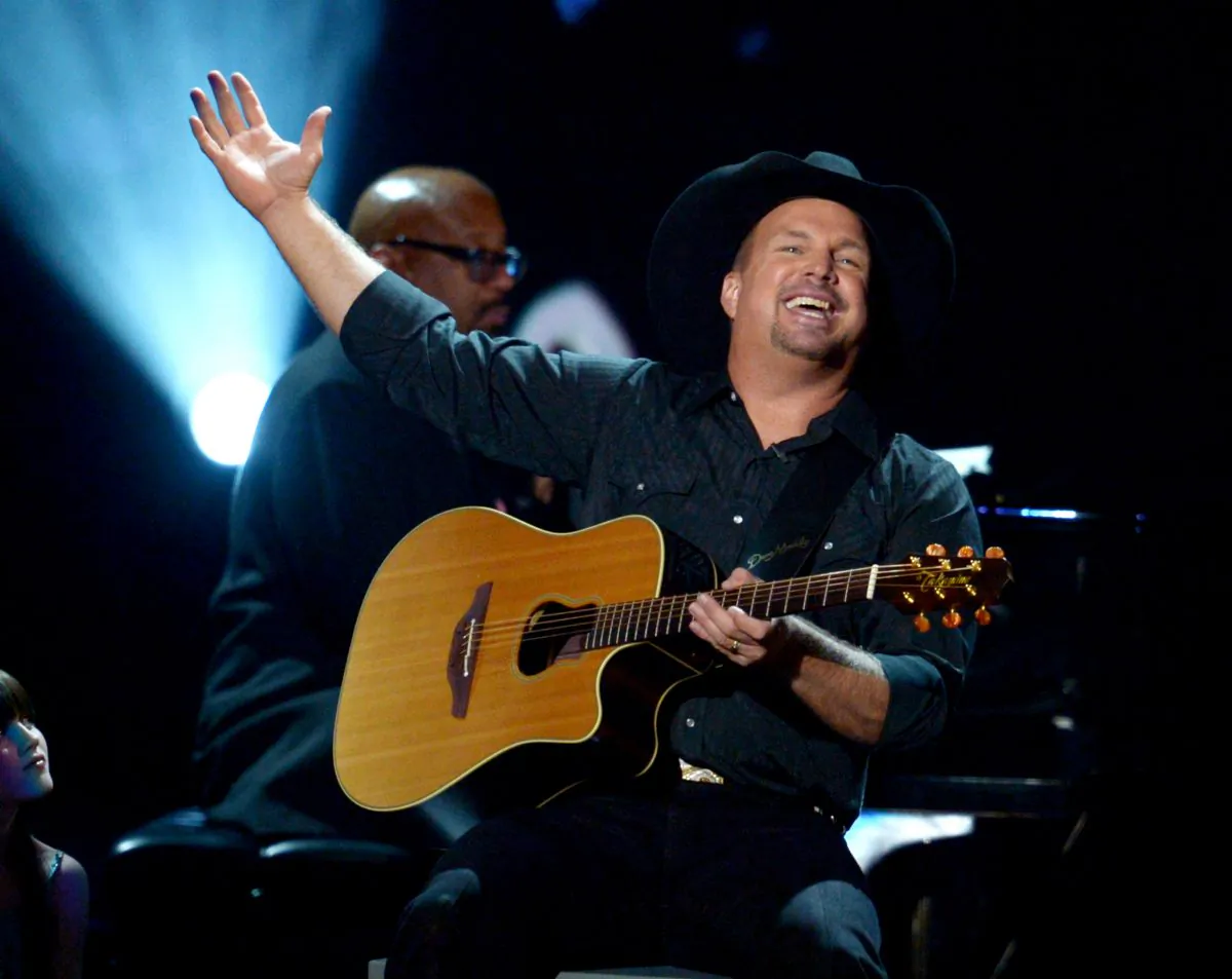 Singer/songwriter Garth Brooks performs at CBS' Teachers Rock Special live concert at the Nokia Theatre L.A. Live in Los Angeles, CA., on August 14, 2012. (Kevin Winter/Getty Images)