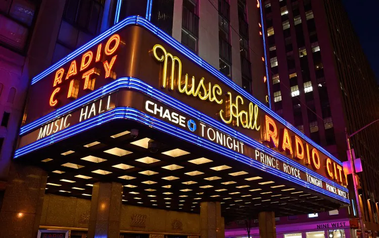 A view of Radio City Music Hall on September 28, 2012 in New York City. (Mike Coppola/Getty Images)