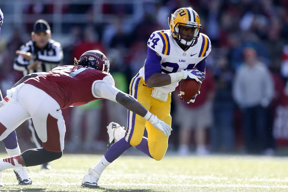 Tharold Simon #24 of the LSU Tigers during a game in Nov. 2012. (Wesley Hitt/Getty Images)