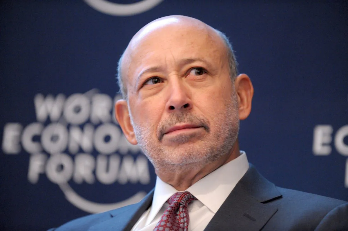Goldman Sachs Group Chairman and CEO Lloyd Blankfein attends a session at the World Economic Forum in Davos on Jan. 25, 2013. (Eric Piermont/AFP/Getty Images)