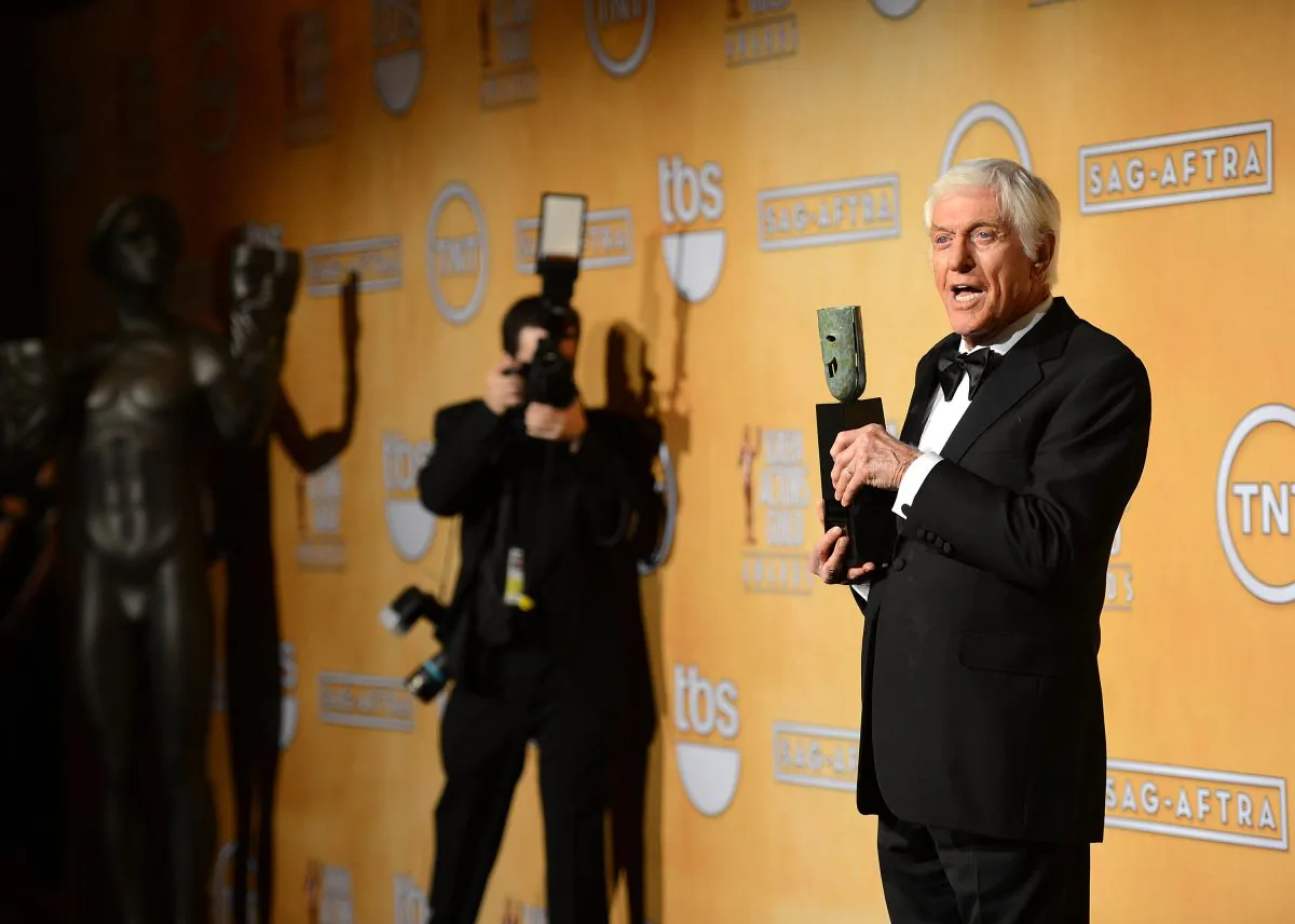 Actor Dick Van Dyke attends the19th Annual Screen Actors Guild Awards Press Room at The Shrine Auditorium on January 27, 2013 in Los Angeles, California. (Photo by Jason Kempin/Getty Images)