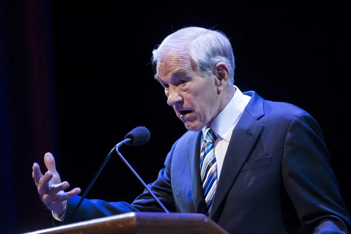 Former US Representative Ron Paul (R-TX) speaks at George Washington University March 4, 2013 in Washington, DC. Paul has come out against what he deems an excessive use of force in the aftermath of the Boston Marathon explosions. (Brandan Smialowski/AFP/Getty Images)