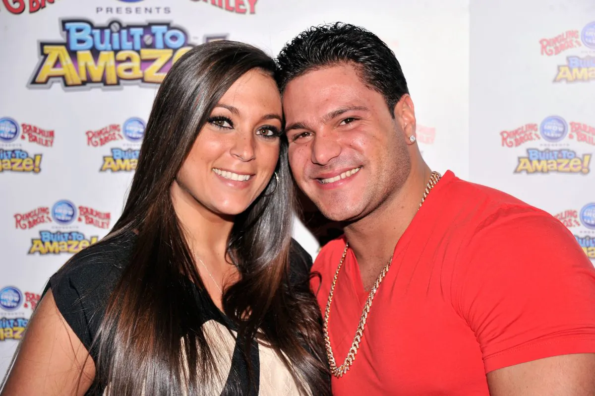 Ronnie Magro with Sammi 'Sweetheart' Giancola at an event in March. (Stephen Lovekin/Getty Images for Ringling Bros. and Barnum & Bailey)