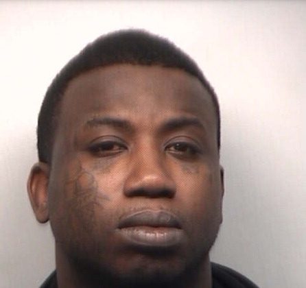 ATLANTA, GA - MARCH 27:  In this handout image provided by the Fulton County Sheriff's Office, rapper Gucci Mane, real name Radric Davis, is seen in a police booking photo after his arrest for assault March 27, 2013 in Atlanta, Georgia.  Gucci Mane allegedly hit a fan over the head with a champagne bottle at an Atlanta nightclub March 16.  (Fulton County Sheriff's Office via Getty Images)