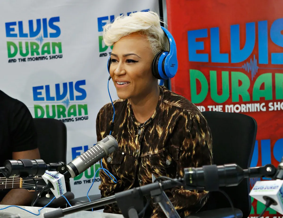 Singer Emeli Sande visits the Elvis Duran Z100 Morning Show at Z100 Studio on April 25, 2013 in New York City. (Cindy Ord/Getty Images)
