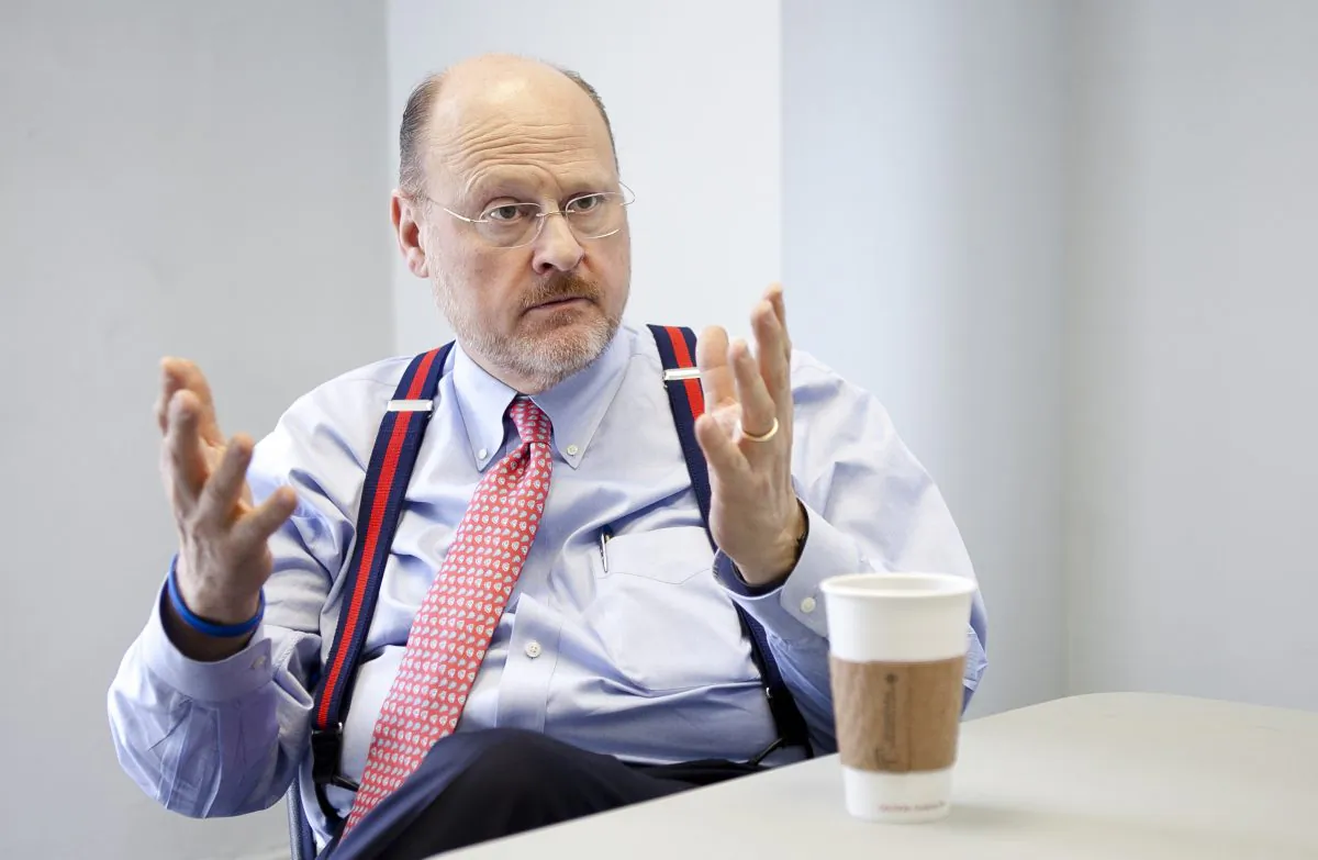 Joseph Lhota, New York City mayoral candidate, at his campaign office on March 22. (Samira Bouaou/The Epoch Times)