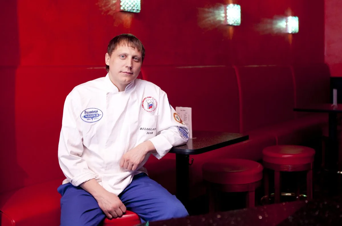 Chef Ivan Beloglazov has a wide repertoire of different European cuisines, and he brings them together in an inventive way at Taboo.
(Samira Bouaou/The Epoch Times)
