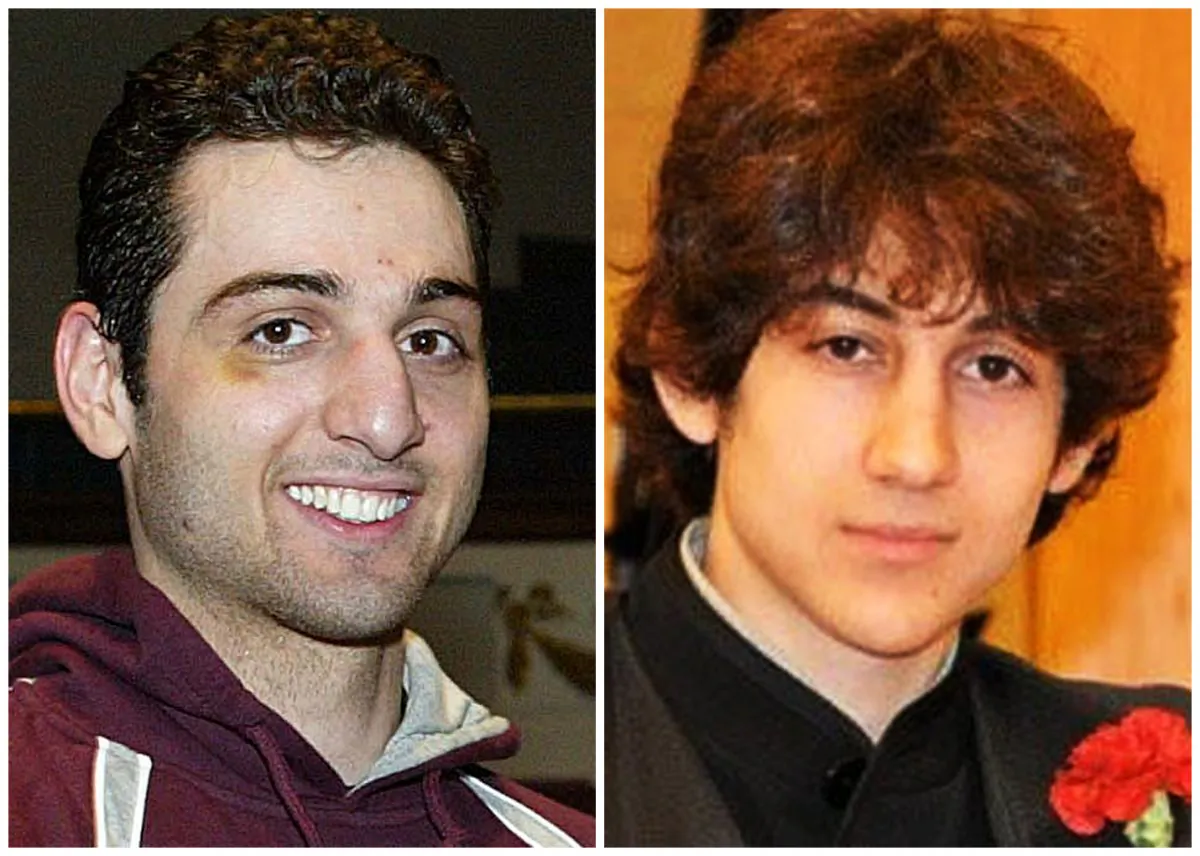 FILE - This combination of undated file photos shows Tamerlan Tsarnaev, 26, left, and Dzhokhar Tsarnaev, 19. The CIA added the name of dead Boston Marathon bombing suspect Tamerlan Tsarnaev, to a U.S. government terrorist database 18 months before the deadly explosions, U.S. officials told The Associated Press on Wednesday, April 24, 2013. The CIA's request came about six months after the FBI investigated Tamerlan Tsarnaev, also at the Russian government's request, but the FBI found no ties to terrorism, officials said. (AP Photo/The Lowell Sun & Robin Young, File)