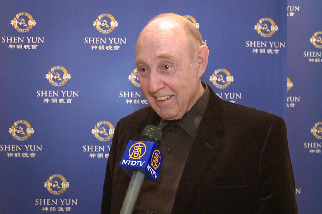 Per Brevig at the performance of Shen Yun Performing Arts at New York’s Lincoln Center on April 20, 2013. (Courtesy of NTD Television)