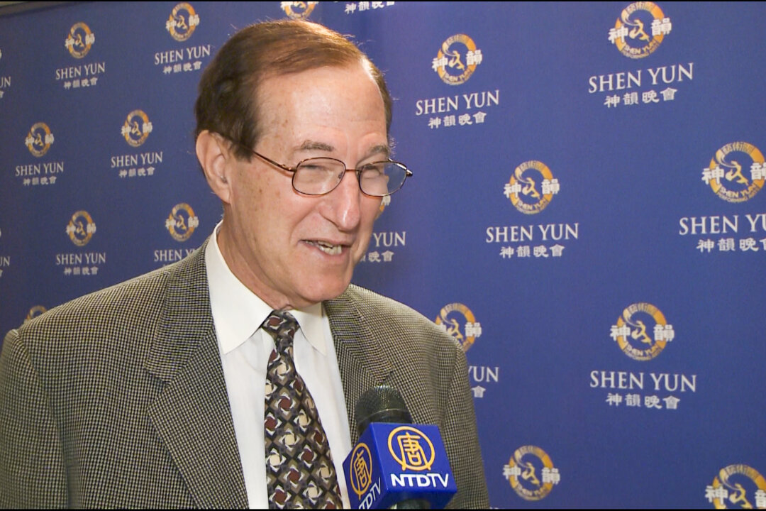 Jim Cohen attends Shen Yun Performing Arts at the New York’s Lincoln Center on April 21, 2013. (Courtesy of NTD Television)