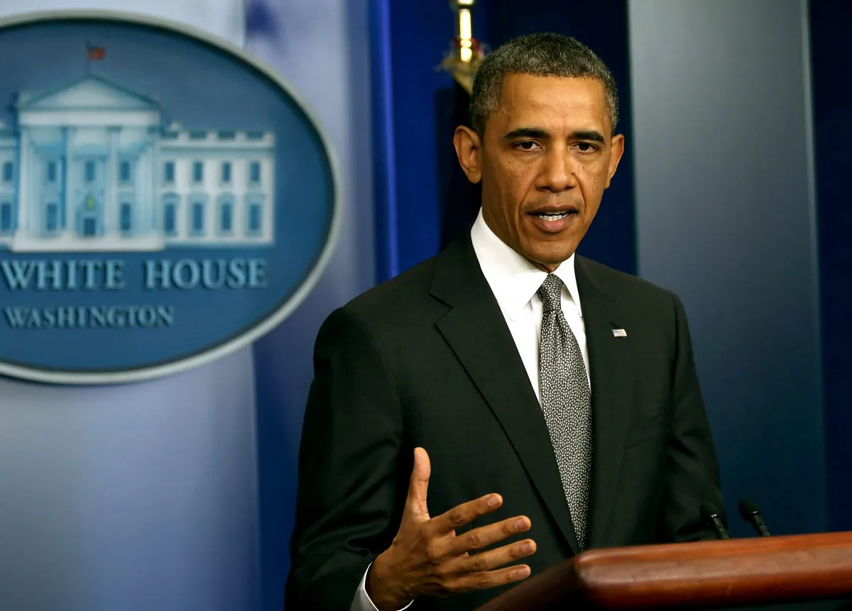 U.S. President Barack Obama speaking at the White House April 16. (Mark Wilson/Getty Images)