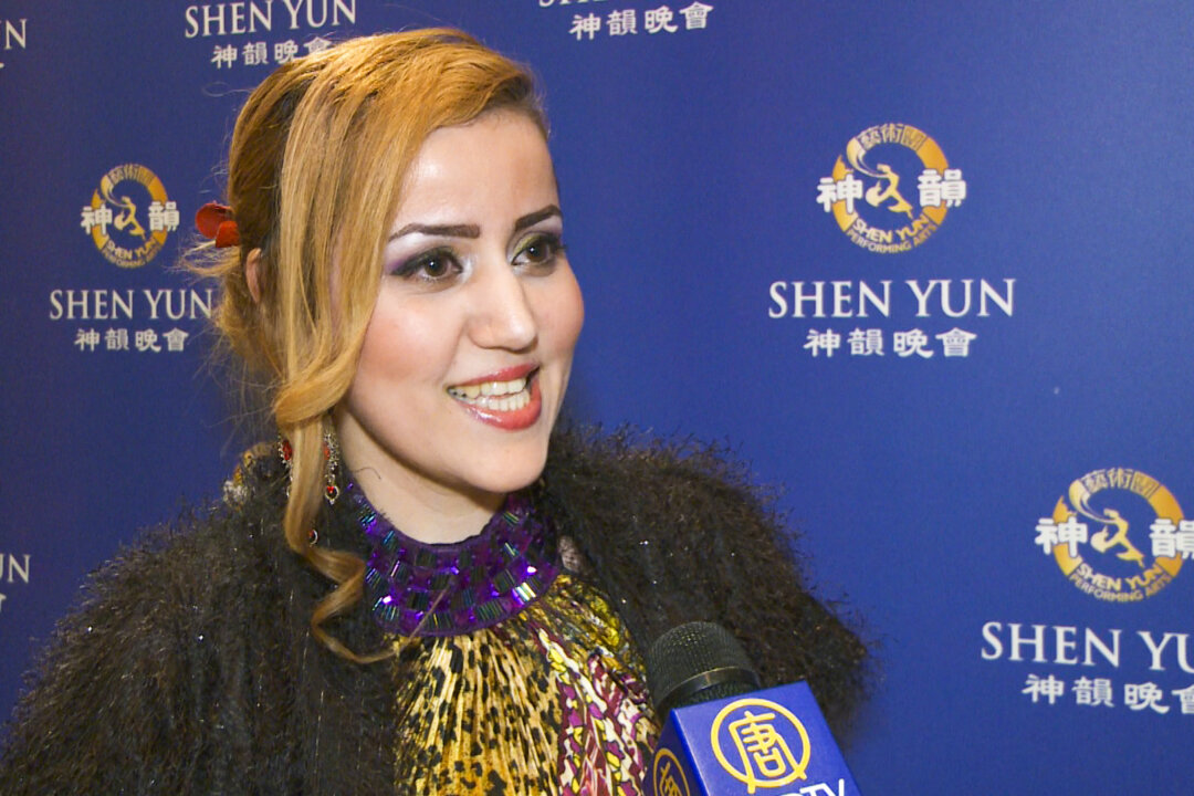 Widyane Hamdach, a correspondent with Middle East Broadcasting Center (MBC), said she believes Chinese culture is divine after seeing Shen Yun. (NTD Television)