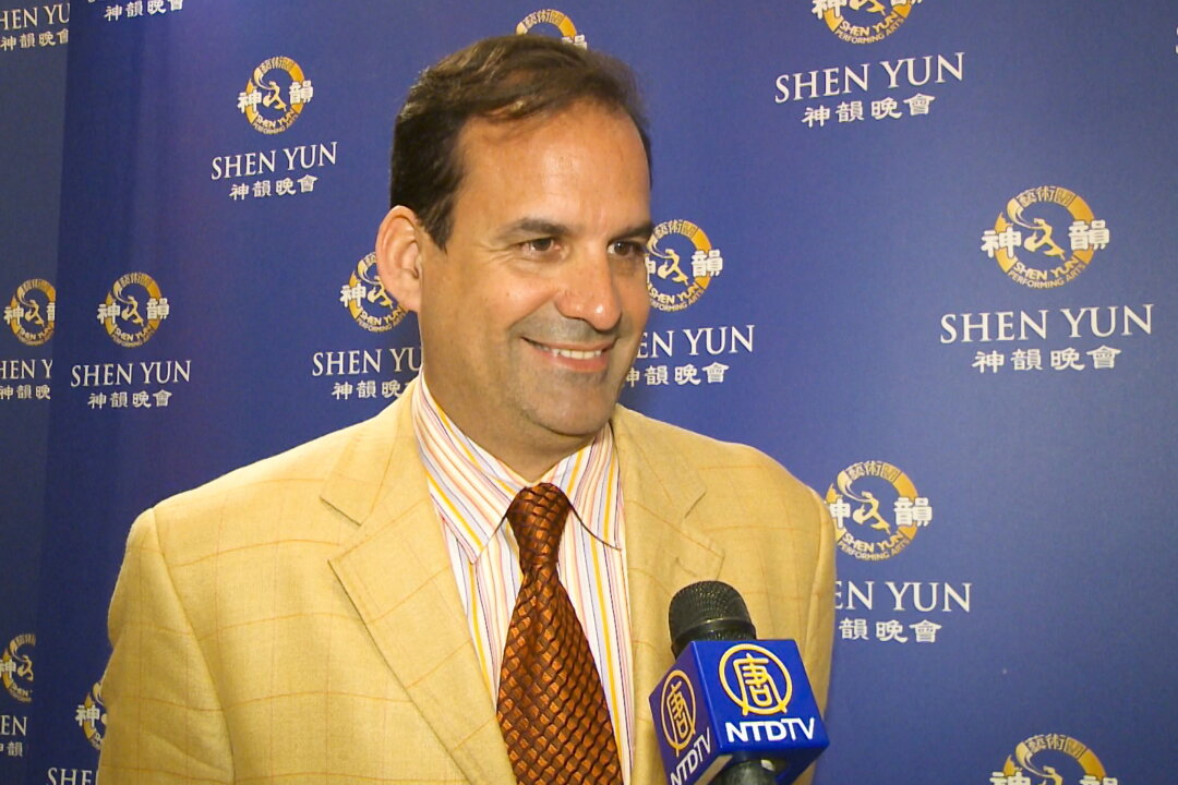 DJ Johnny Stewart attends Shen Yun Performing Arts at Lincoln Center’s David H. Koch Theater on April 27. He was enchanted by the music and vocals in Shen Yun.