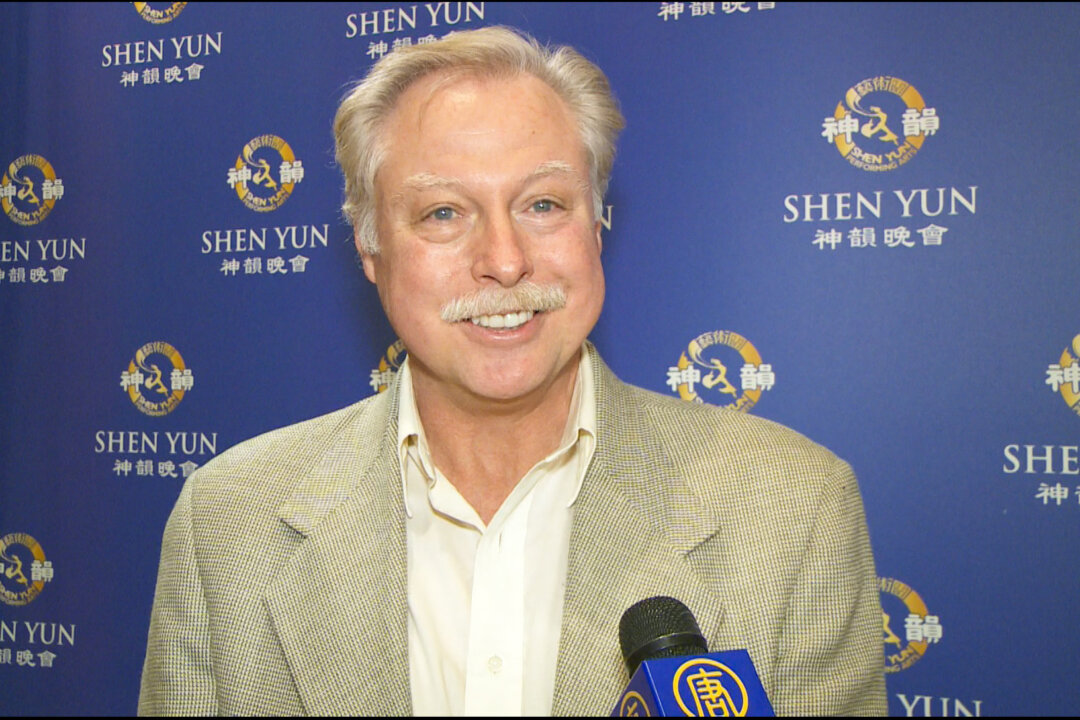 Councilman Robert Karabinchak from Edison, New Jersey, at Shen Yun Performing Arts at the Lincoln Center April 27, 2013 in New York City. (NTD Television)