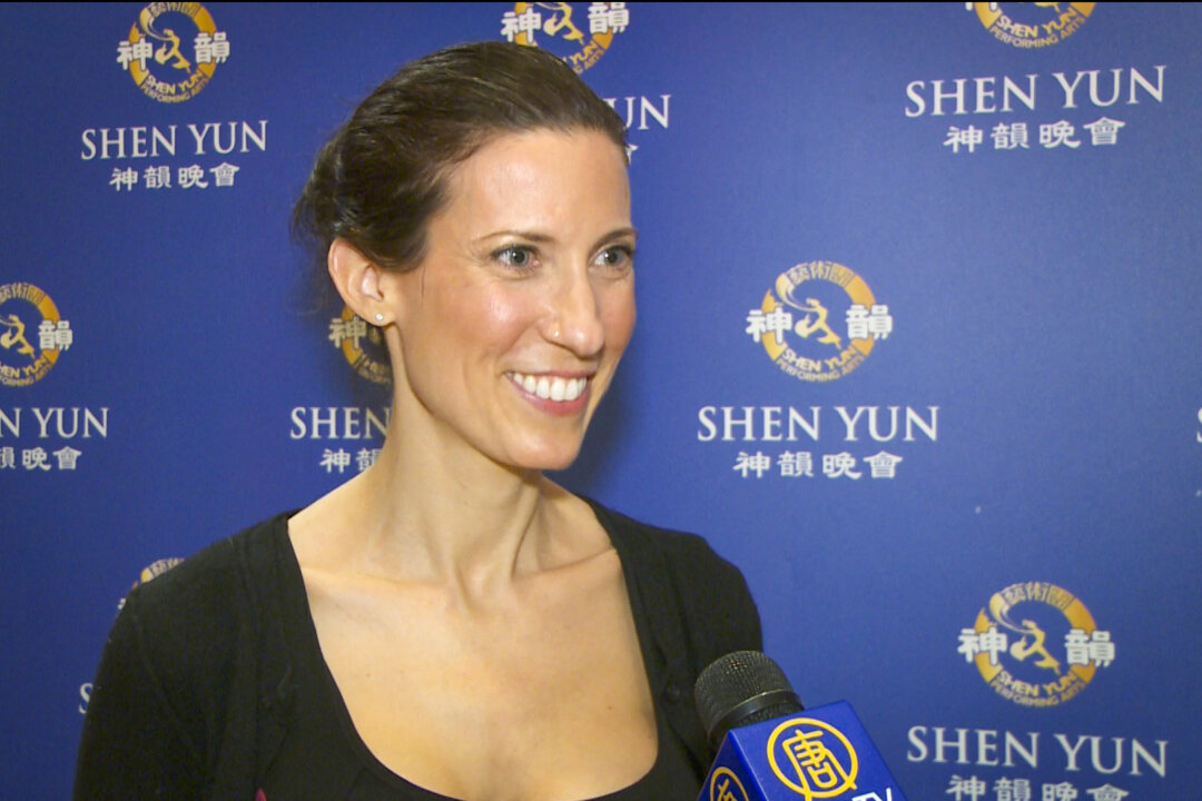 Julie Brunner Cross at Shen Yun Performing Arts at Lincoln Center in New York City on April 28, 2013. (NTD Television)