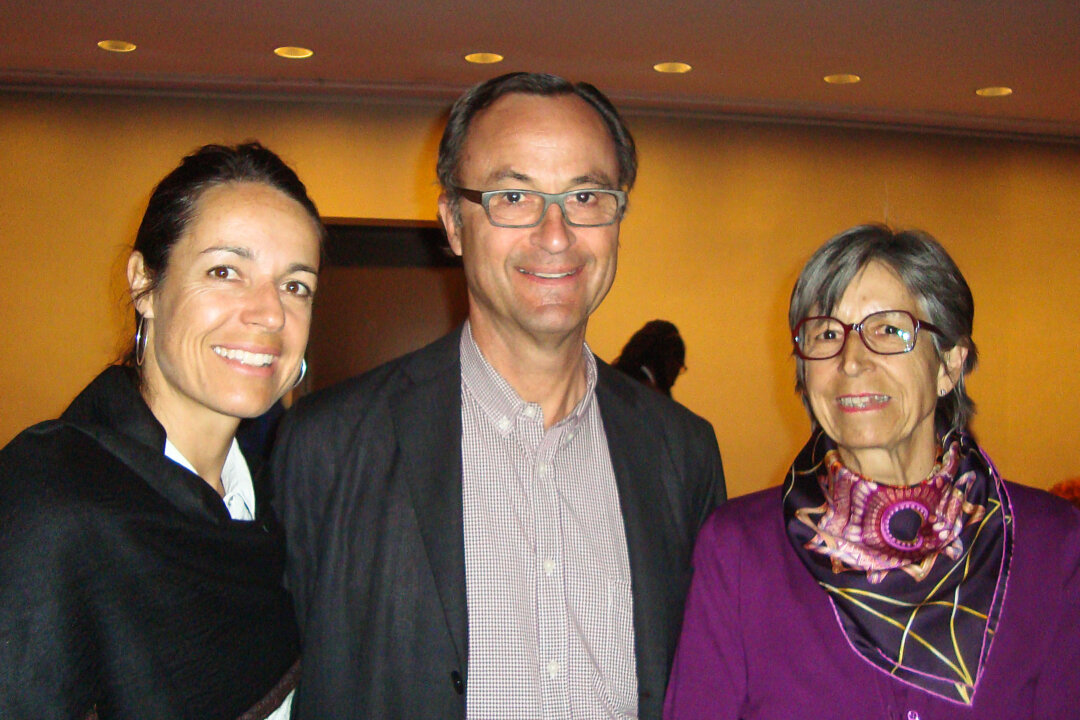 Daniella Banz, Patrick Cammart, and Angela Banz attends Shen Yun Performing Arts at the Lincoln Center in New York City on April 28, 2013. (The Epoch Times)

