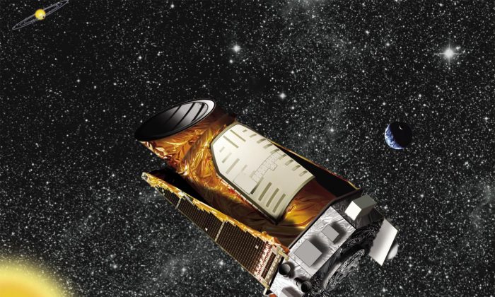 Artist's concept of NASA's Kepler space telescope. (NASA/JPL-Caltech)