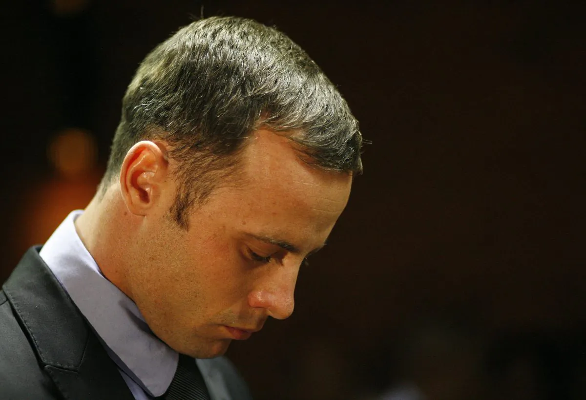 Oscar Pistorius (AP Photo/Themba Hadebe)