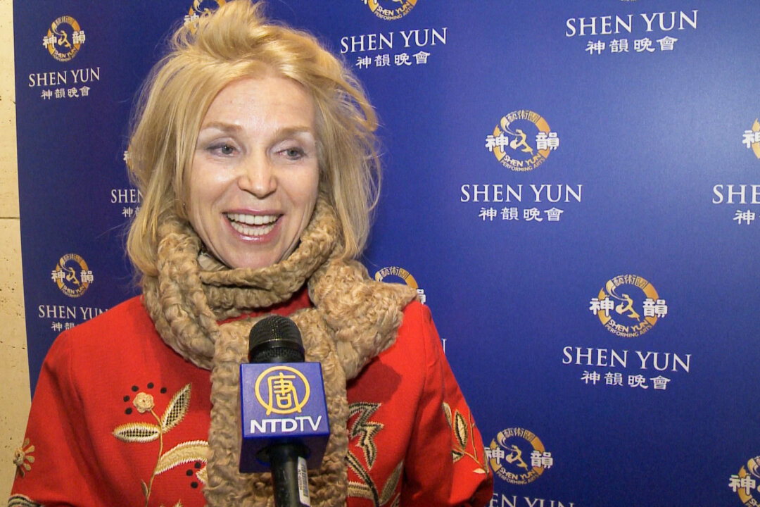Valentina McHan, a former ballerina with the Moscow ballet, after seeing Shen Yun Performing Arts at Lincoln Center on April 27, 2013. (NTD Television)