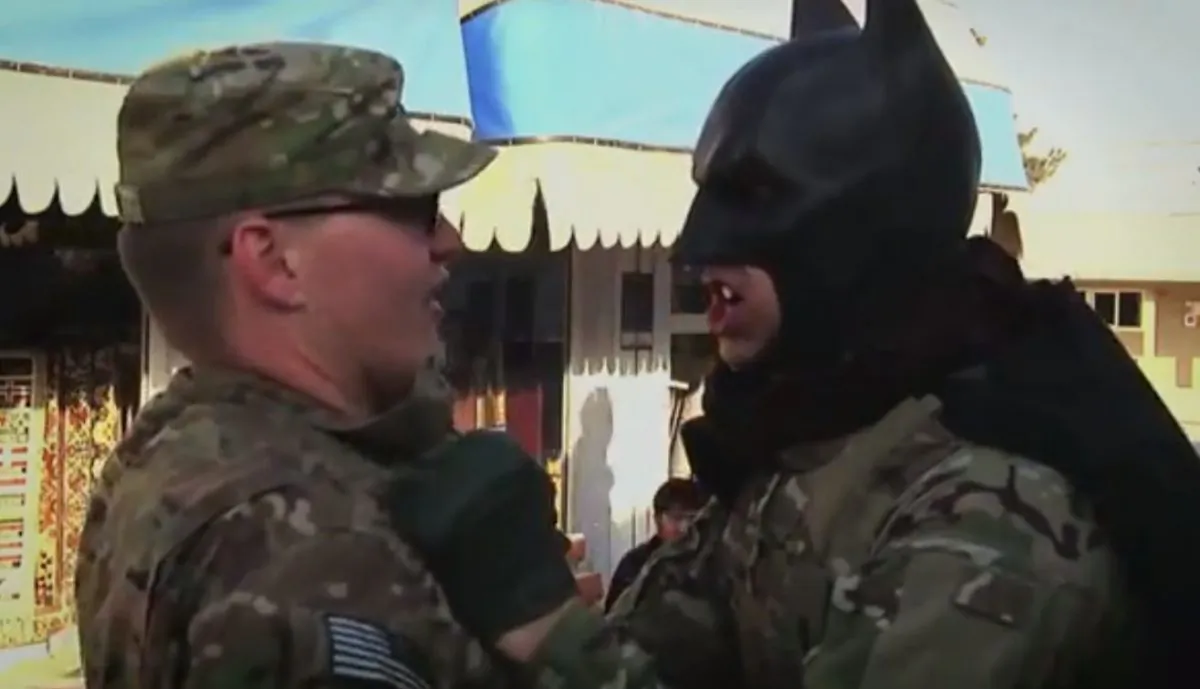 A screenshot of the "Bagram Batman" videos