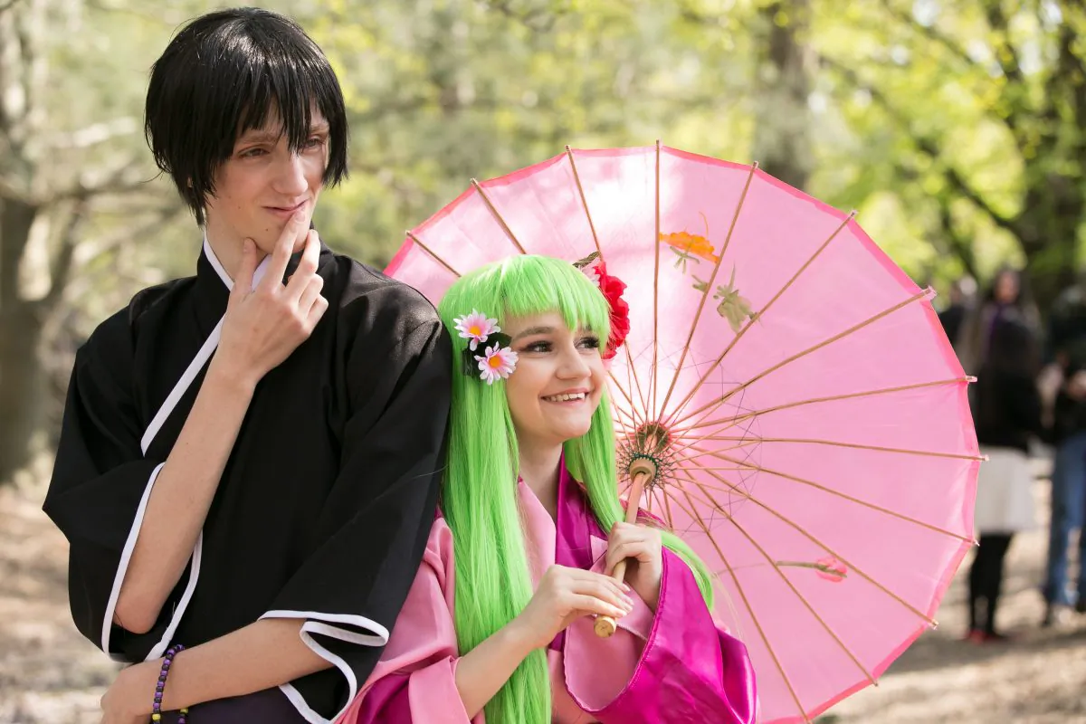 Many visitors dressed as Japanese anime characters. (Henry Chan/The Epoch Times)