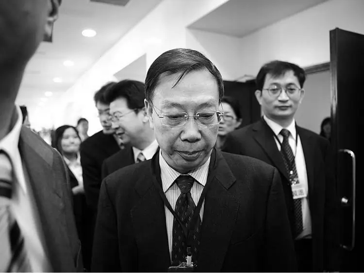 Chinese Vice Minister of Health Huang Jiefu after a conference in Taipei, Taiwan, in 2010. Huang has recently come under scrutiny for his involvement in and knowledge of illicit organ harvesting in China while vice-minister of health. (Bi-Long Song/Epoch Times)