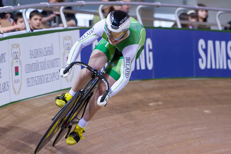 Martyn Irvine racing on the track in Minsk (TRACK_COURTESY_OF_GUY_SWARBRICK)