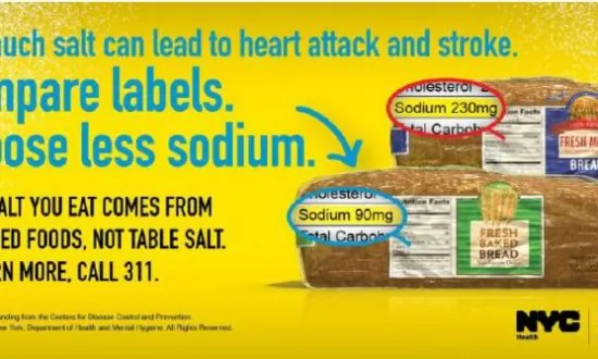 Subway Ads Warn New Yorkers About Sodium