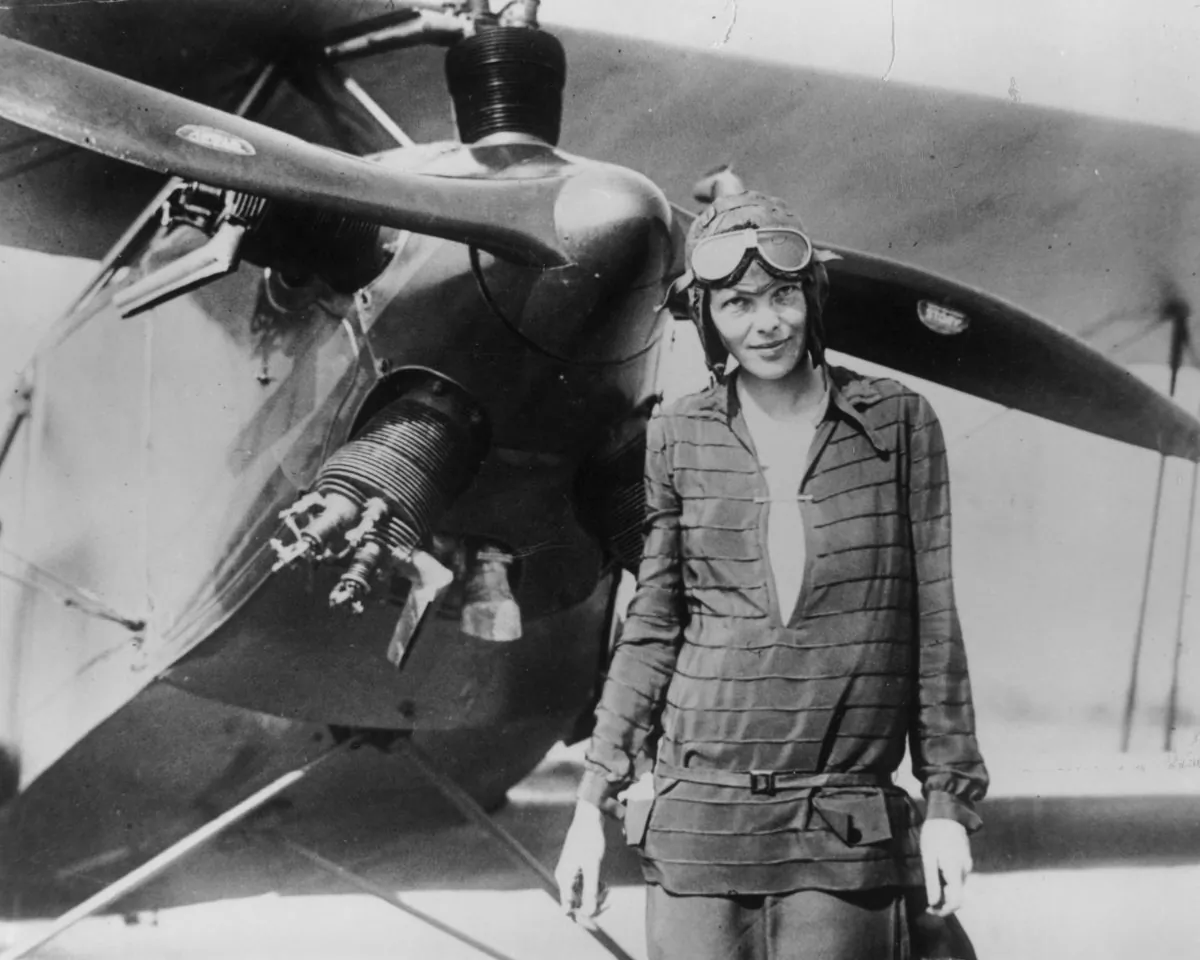 Amelia Earhart stands June 14, 1928 in front of her bi-plane called "Friendship" in Newfoundland. The question remains will we ever find the Malaysia Airlines Flight 370? (Getty Images)