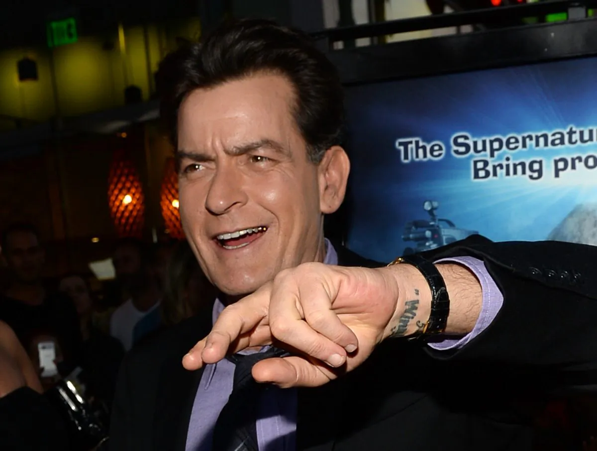 Actor Charlie Sheen at the premiere for "Scary Movie 5" in April. Sheen is being referred to as his original Latin name in the upcoming "Machete Kills." (Michael Buckner/Getty Images)