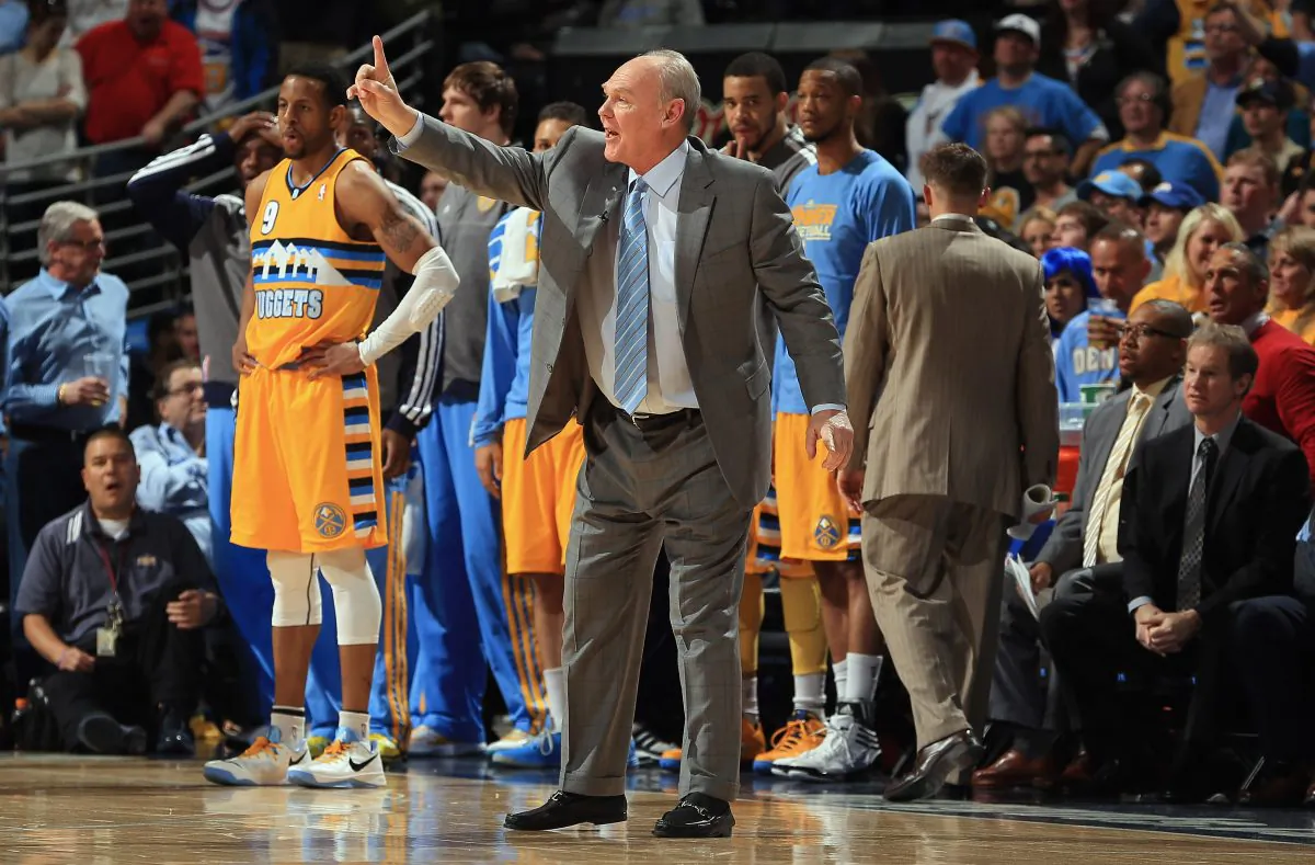 George Karl, coach of the Denver Nuggets, won the NBA's Coach of the Year award. (Doug Pensinger/Getty Images)