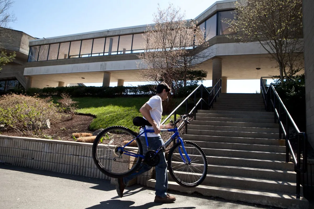 A view of the University of Massachusetts Dartmouth campus in Dartmouth, Mass., on April 26, 2013. Boston Marathon bombing suspect Dzhokhar Tsarnaev was a sophomore attending the university. (Kayana Szymczak/Getty Images)