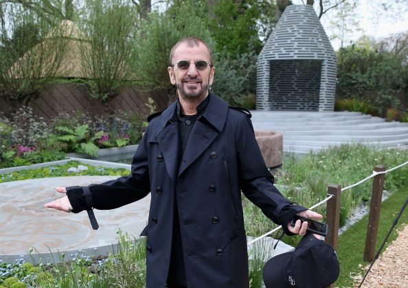 Ringo Starr poses in the B&Q Sentebale 'Forget-Me-Not' Garden at the Chelsea Flower Show at Royal Hospital Chelsea on May 20, 2013 in London, England. (Chris Jackson/Getty Images)