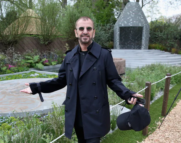 Ringo Starr poses in the B&Q Sentebale 'Forget-Me-Not' Garden at the Chelsea Flower Show at Royal Hospital Chelsea on May 20, 2013 in London, England. (Chris Jackson/Getty Images)