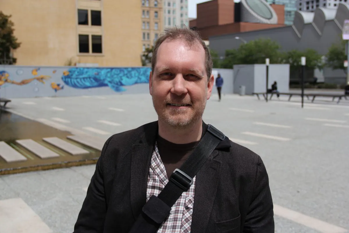 Brian Stokle, 42, urban planner, Mission: “It’s a fantastic idea. Our health is much more important than we sometimes give it weight, whether it’s on a national level or on an individual level. ... It sounds like it’s a reasonable tax, in that it’s not overly burdensome. So I understand that, from political standpoint. But promoting anti-obesity at a young age is really good. It’s a lot worse than even when I was a kid. It just raises awareness. If it means that I drink five sodas a week, I might only drink three, because I think, ‘Oh yes, that’s right, there’s that tax on it.’ You get the forces of free will versus what’s better for the common good. I think this is better for the common good.” (Christian Watjen/The Epoch Times)
